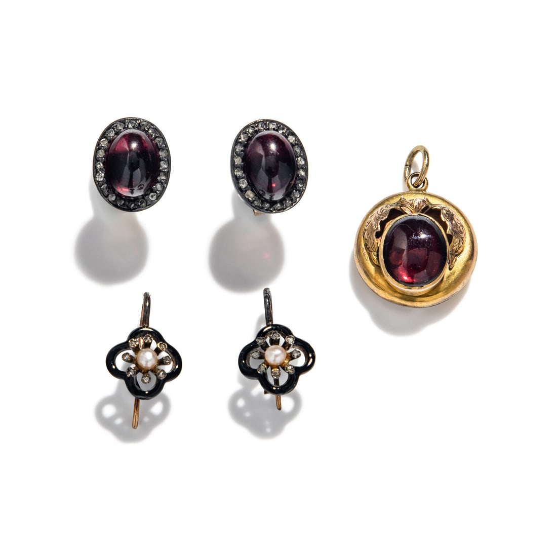 VICTORIAN, COLLECTION OF MULTIGEM JEWELRY (1 of 2)