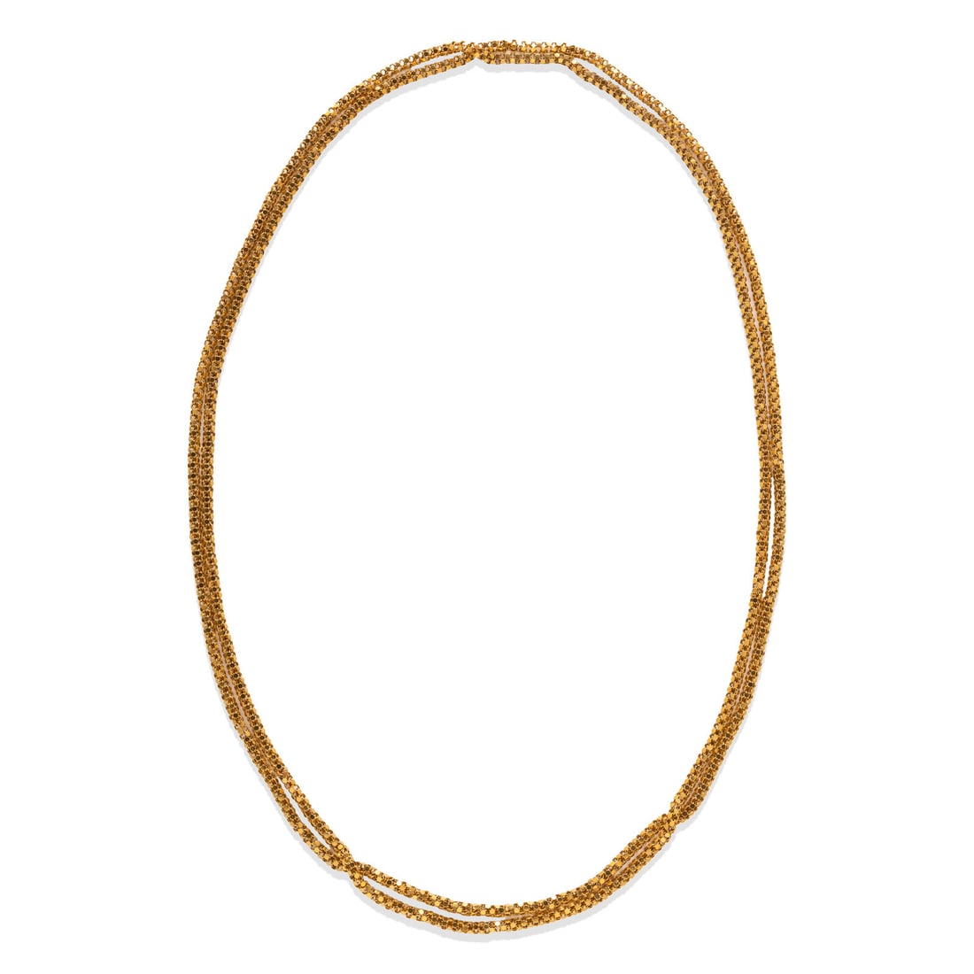 YELLOW GOLD FANCY LINK NECKLACE (1 of 3)