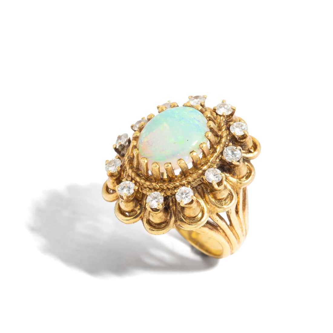 OPAL AND DIAMOND RING (1 of 3)
