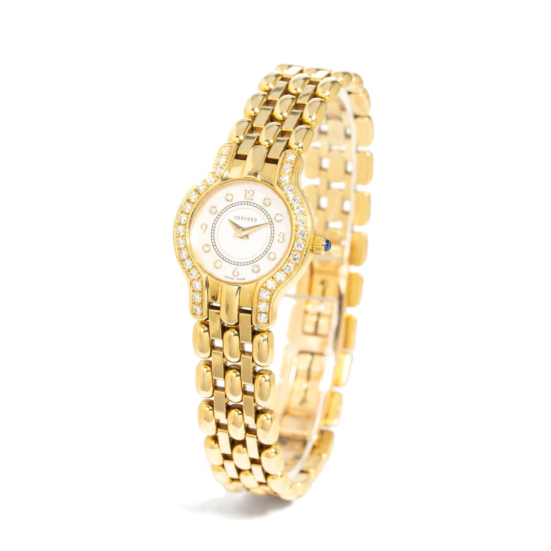 CONCORD, 18K YELLOW GOLD AND DIAMOND WATCH (1 of 2)