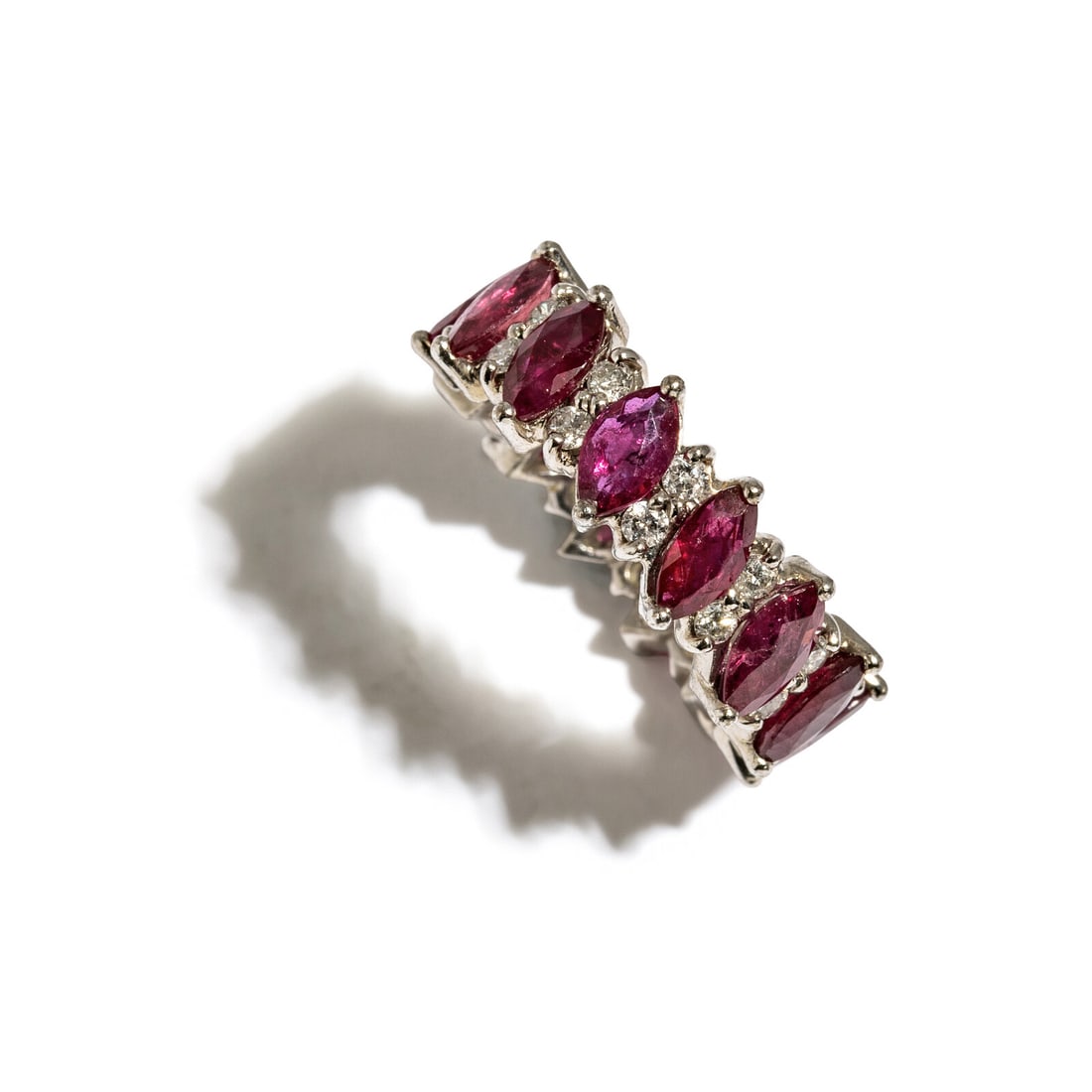RUBY AND DIAMOND ETERNITY BAND (1 of 3)