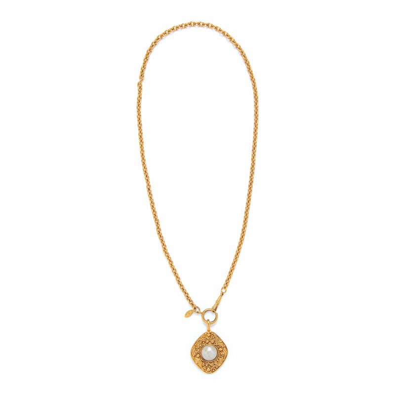 Chanel, Gripoix Pearl-Set Pendant Necklace - 2