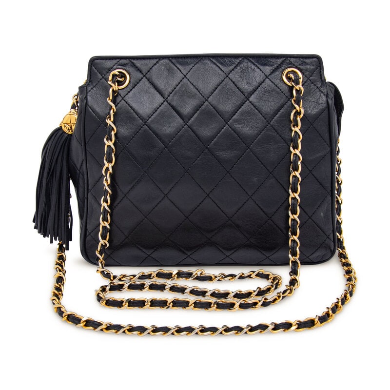 Chanel, Black Square Shoulder Bag - 3