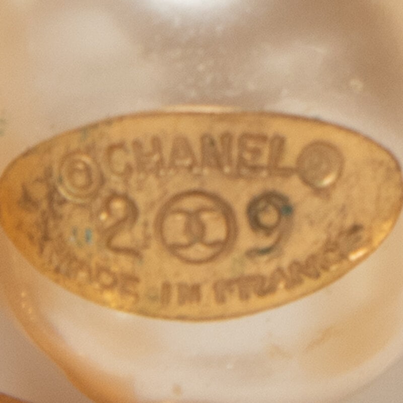 Chanel, Gripoix Pearl & Rhinestone Necklace and Ear Clips Set - 4