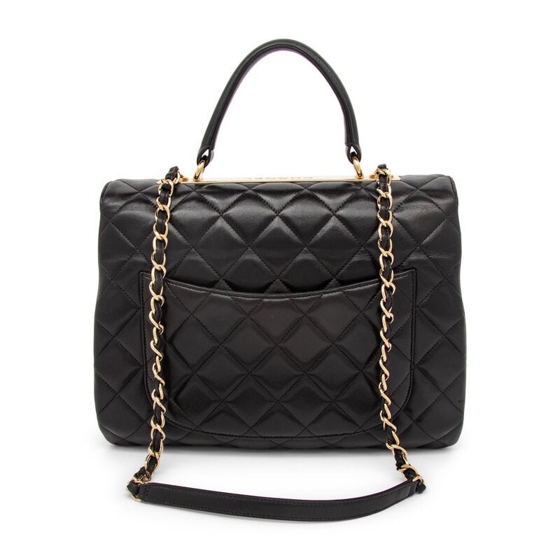 Chanel, Large Square Top Handle Flap Bag - 4