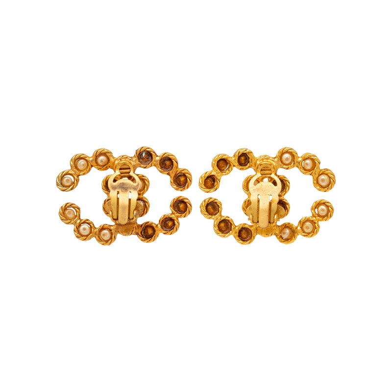 Chanel, CC Ear Clips - 2