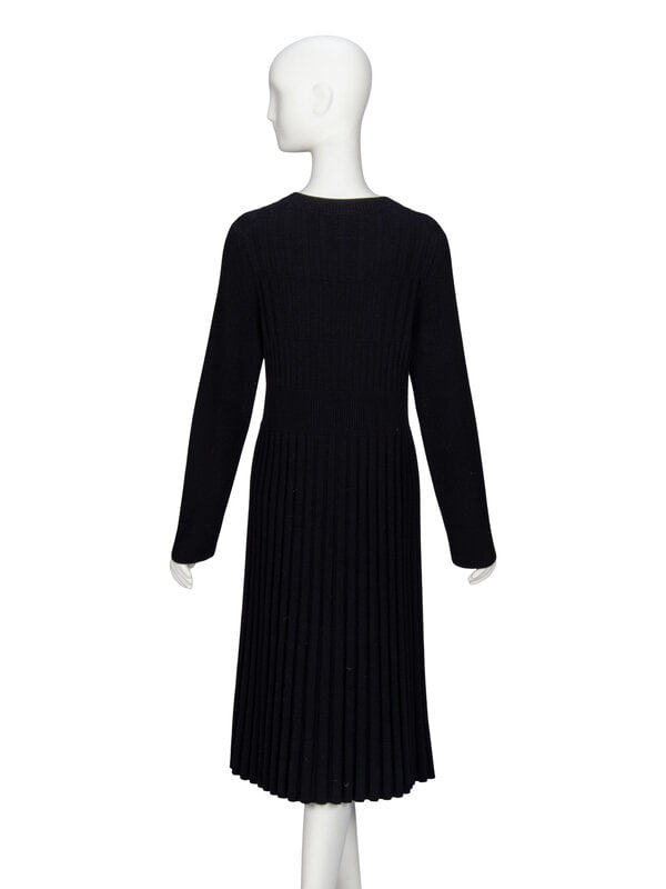 Chanel, Black Wool Knit Dress - 3