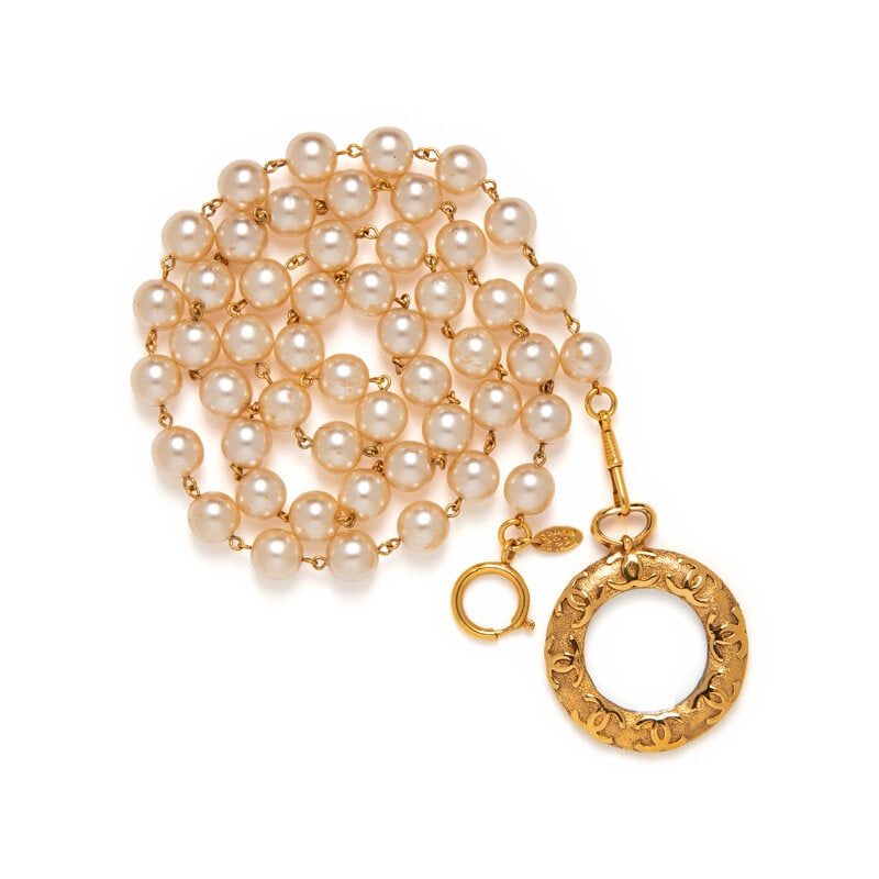 Chanel, Magnifying Glass Pendant Necklace - 2
