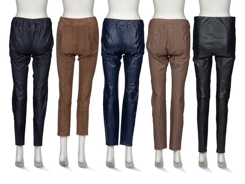 The Row, Five Pairs of Leather Pants/Leggings - 2