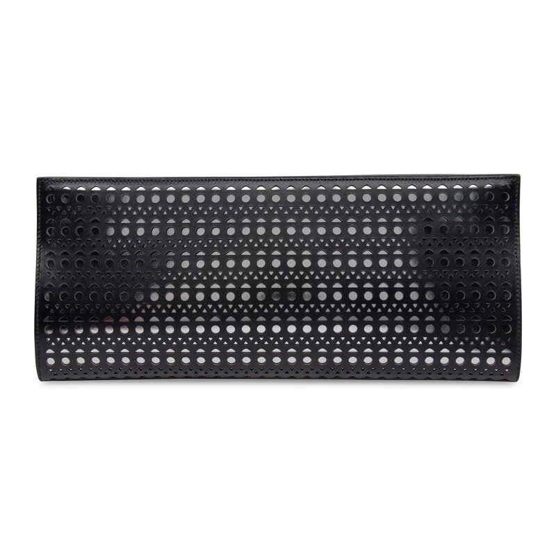 Alaïa, Laser-Cut Leather Clutch - 2
