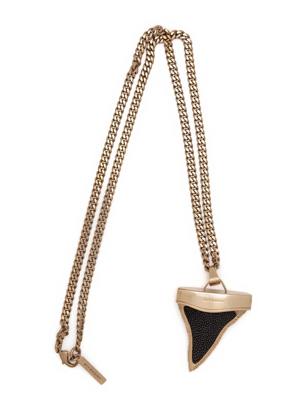 Givenchy, Shark Tooth Pendant Necklace - 3