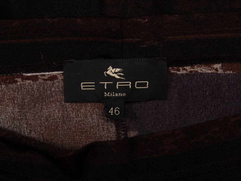 Etro, Black Jersey Knit Dress - 4