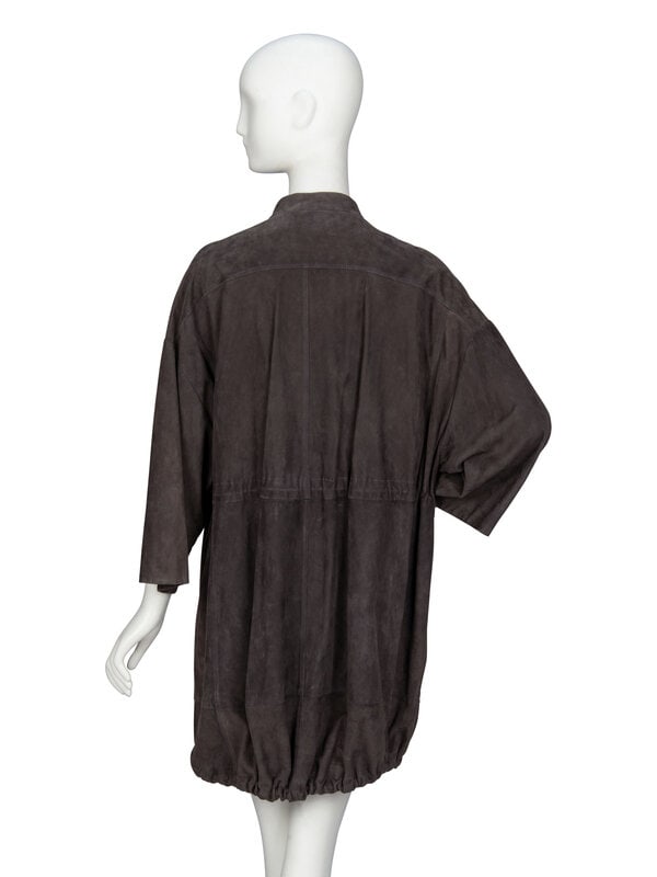 Brunello Cucinelli, Grey Suede Jacket - 3