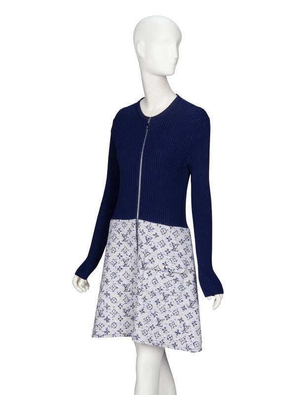 Louis Vuitton, Knit & Tweed Dress - 2