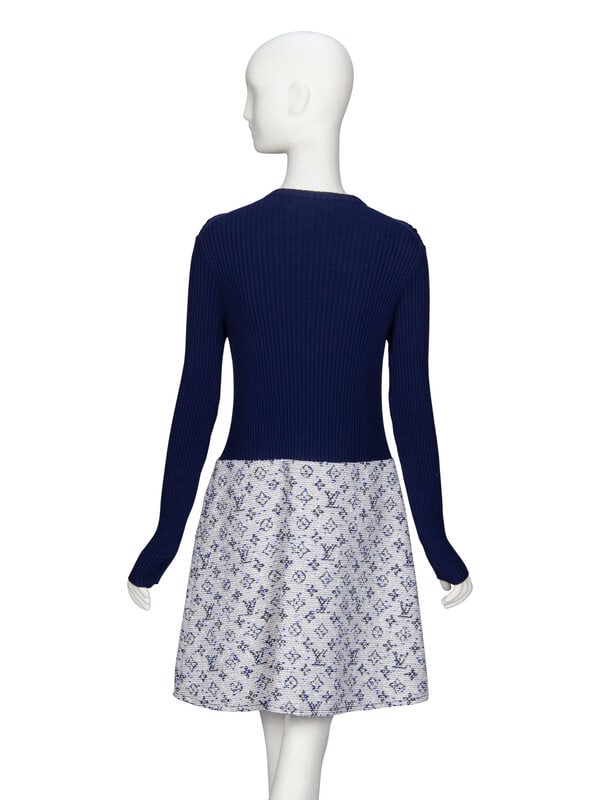 Louis Vuitton, Knit & Tweed Dress - 3