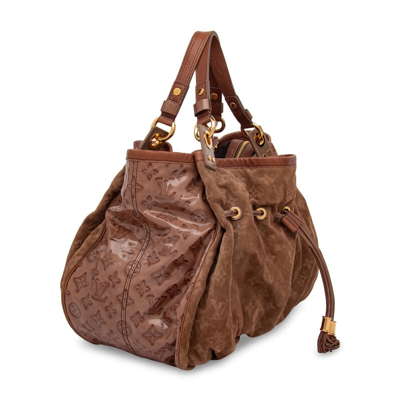Louis Vuitton, Patent & Suede Irene Coco Bag - 2