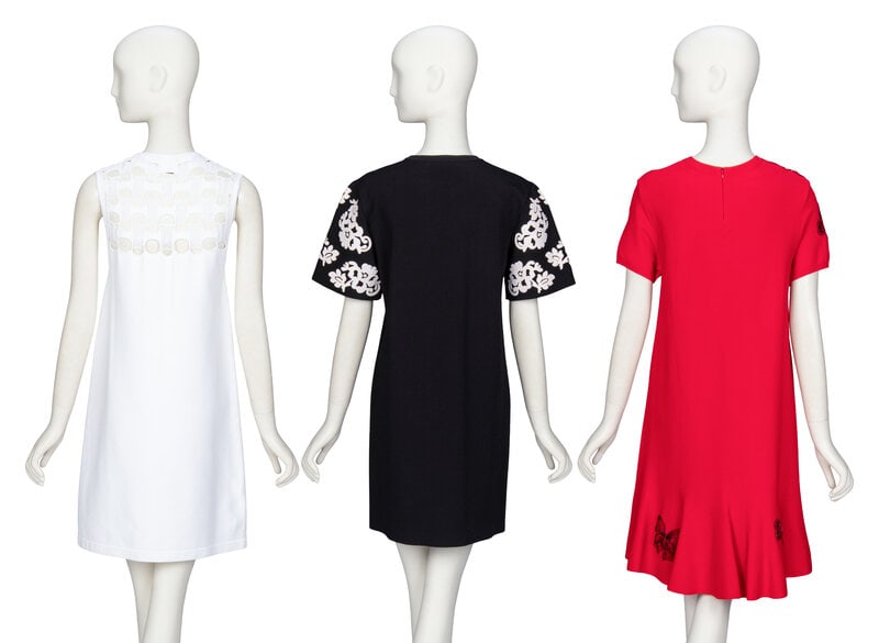 Louis Vuitton & Valentino, Three Knit Dresses - 2