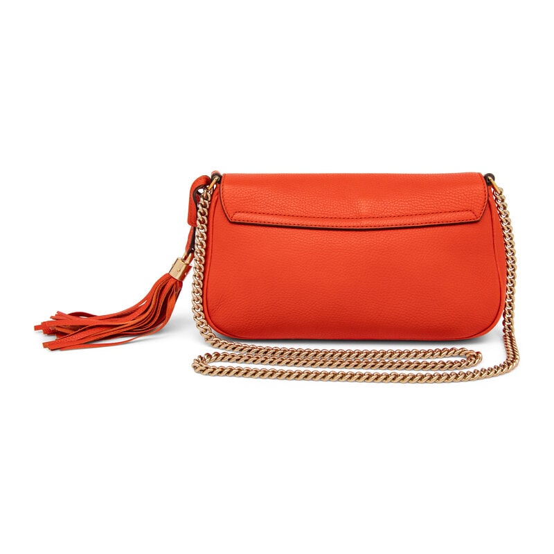 Gucci, Orange Leather Soho Flap Bag - 4
