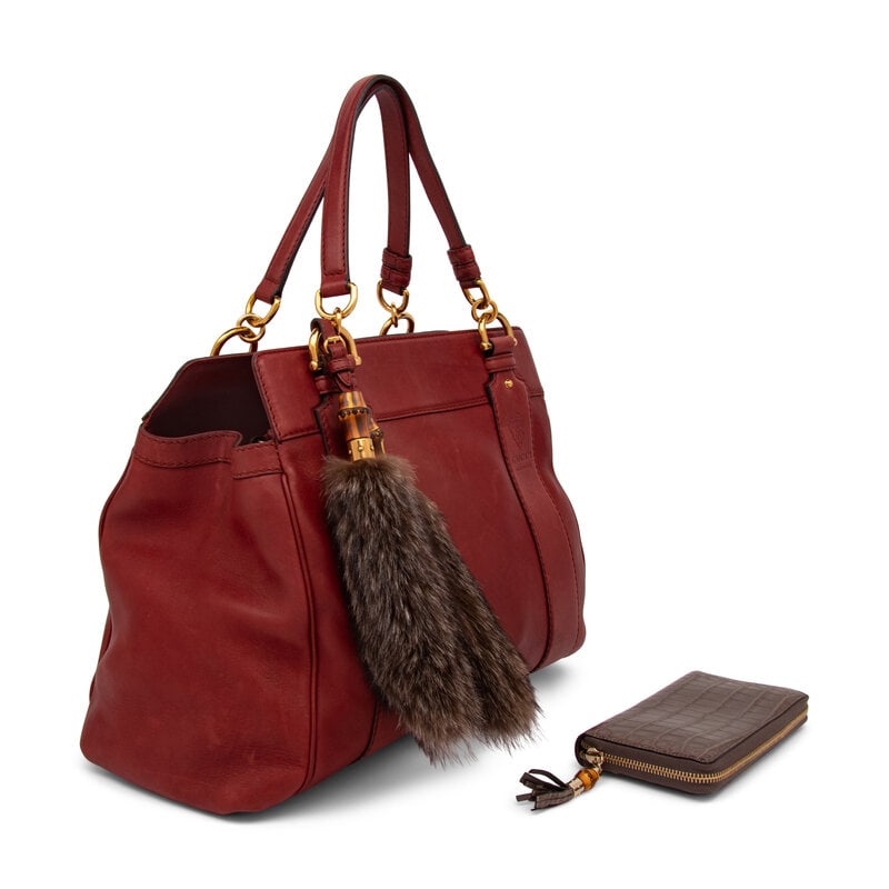 Gucci, Smilla Leather Tote Bag & Alligator Zip Wallet - 2