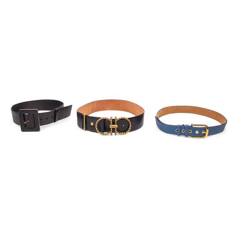 Three Designer Belts - 2