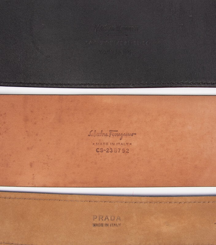 Three Designer Belts - 4