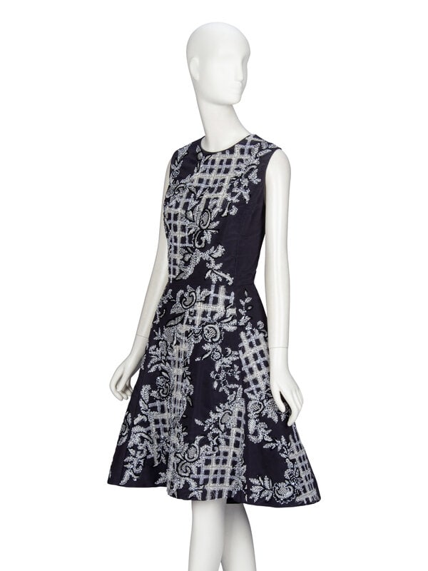 Oscar de la Renta, Lace-Embellished Cocktail Dress - 2