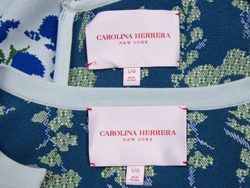 Oscar de la Renta & Carolina Herrera, Two Cardigan & Dress Ensembles - 5