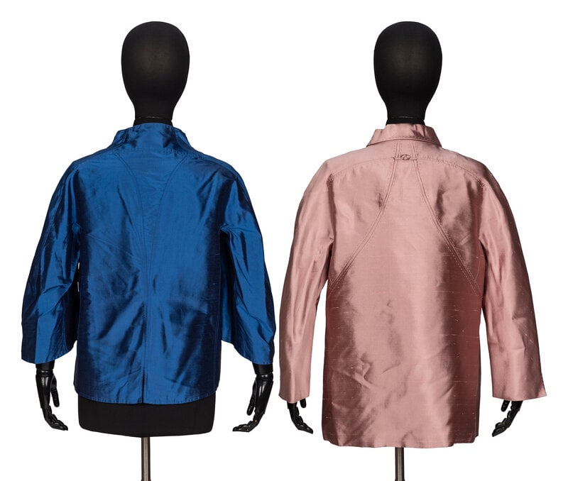 Ralph Rucci, Two Silk Shantung Tops - 2