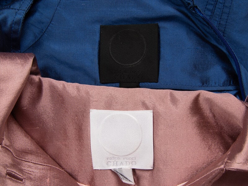 Ralph Rucci, Two Silk Shantung Tops - 3