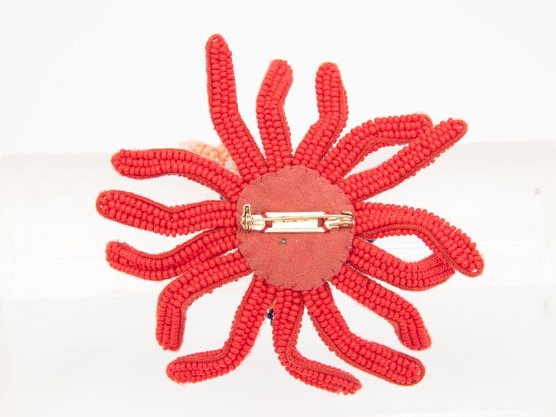 Etro, Beaded Flower Brooch - 2