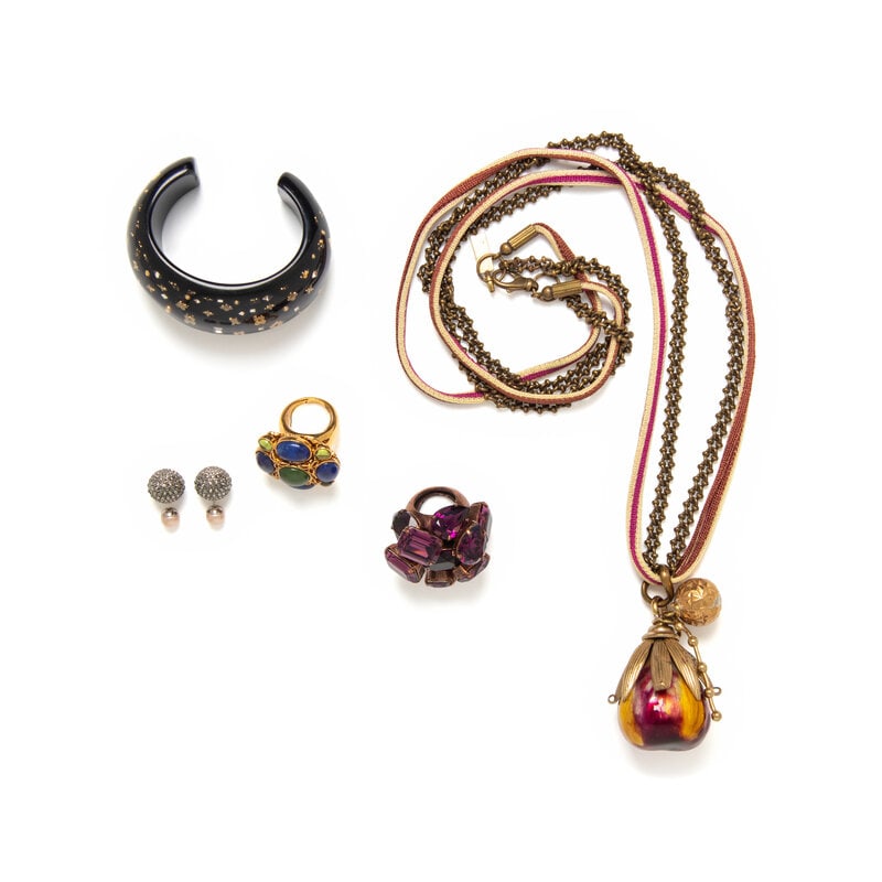 Assorted Designer Costume Jewelry Including Dior and Oscar de la Renta  - 2