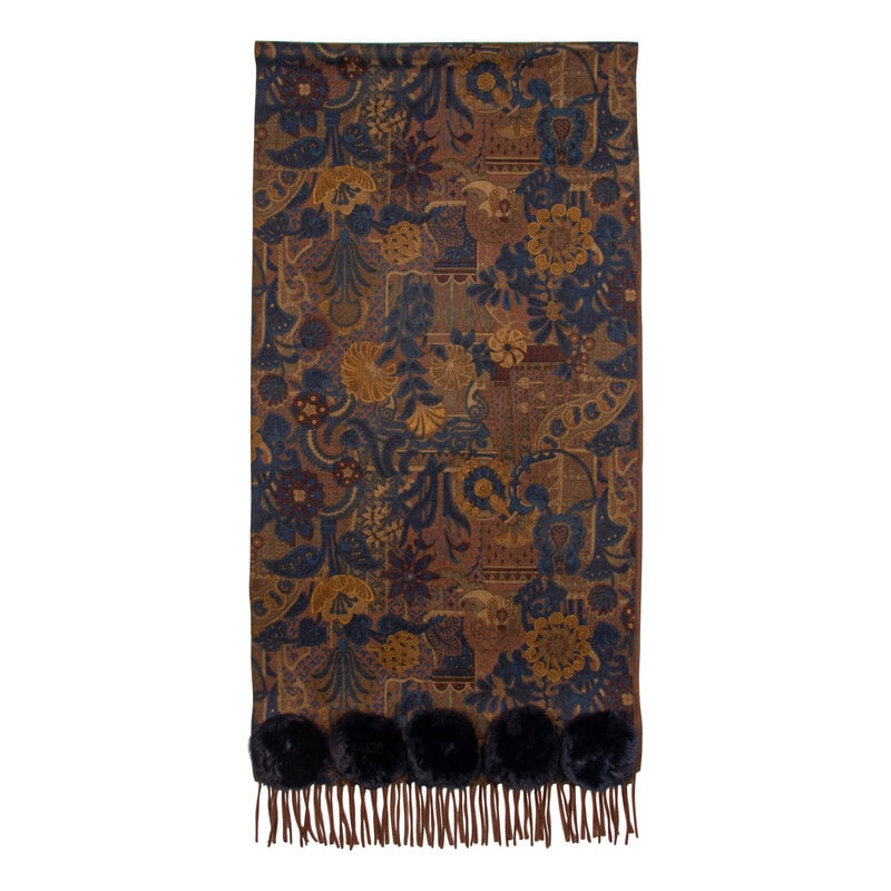 J. Mendel, Cashmere & Fur Scarf - 2
