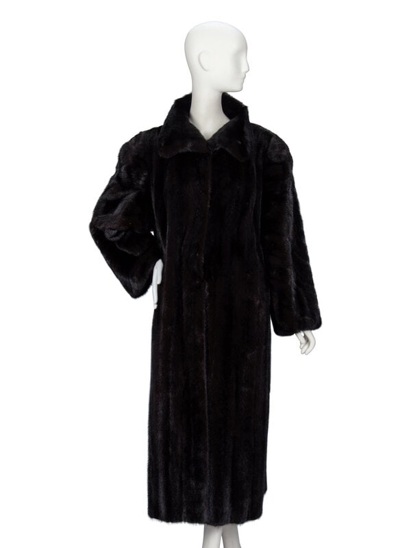 Oscar de la Renta, Reversible Ranch Mink Fur Coat  (1 of 5)