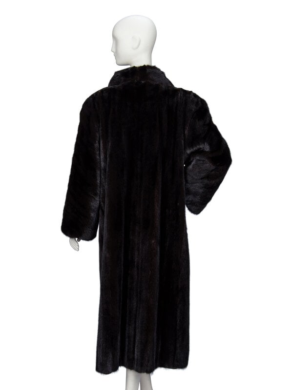 Oscar de la Renta, Reversible Ranch Mink Fur Coat  - 3