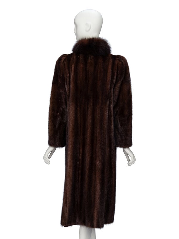 Marshall Fields, Mink & Fox Fur Coat - 3