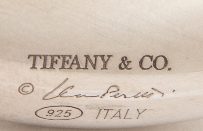 Elsa Peretti, Tiffany & Co,; Infinity Buckle & Black Leather Belt  - 4