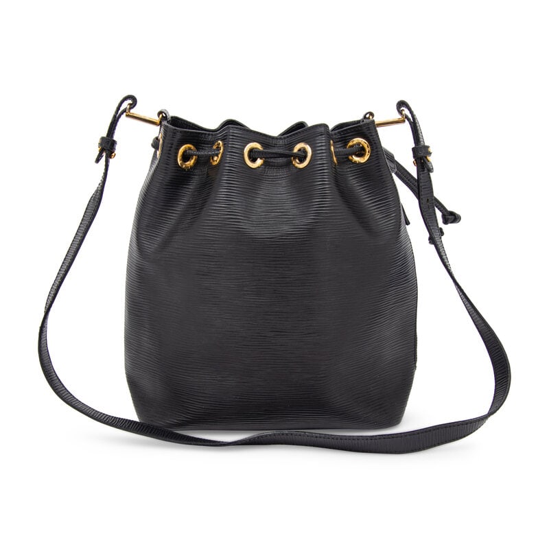 Fendi, Textured Leather Drawstring Bag - 3
