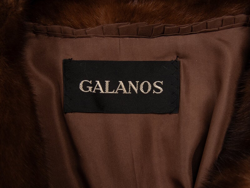 Galanos, Long Mink Fur Coat - 4