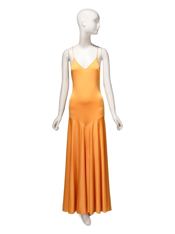 Loris Azzaro Haute Couture, Goldenrod Yellow Jersey Gown - 2