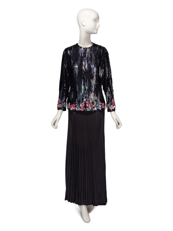 Guy Laroche Haute Couture, Evening Jacket & Skirt Ensemble - 2