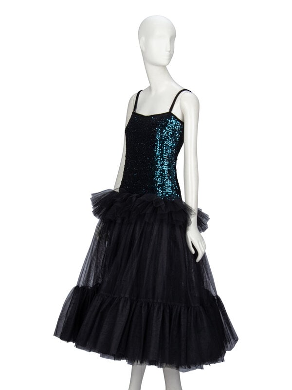 Saint Laurent Rive Gauche, Sequin & Tulle Cocktail Dress, 1983 - 2