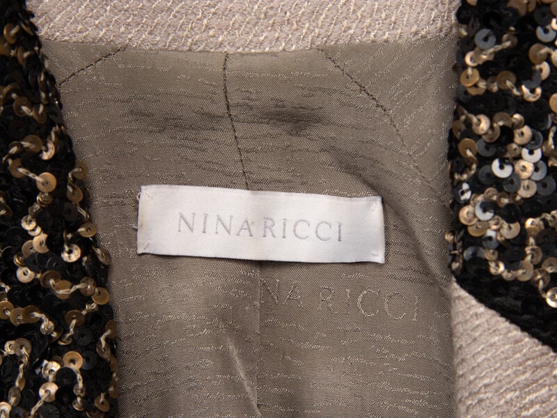 Nina Ricci, Sequin-Embellished Coat - 4