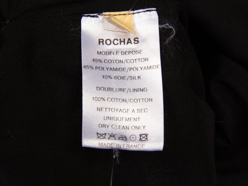 Rochas, Black Lace Slip Dress - 4