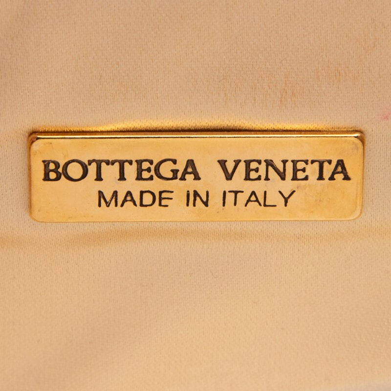 Bottega Veneta, Metallic Intrecciato Clutch/Shoulder Bag - 5