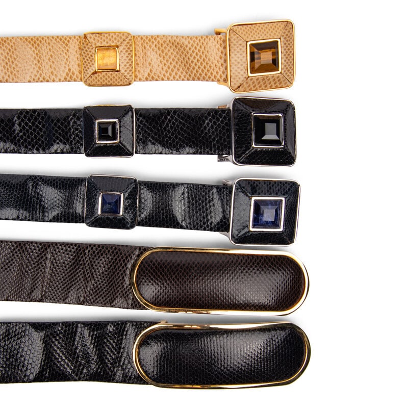 Judith Leiber, Five Belts - 3