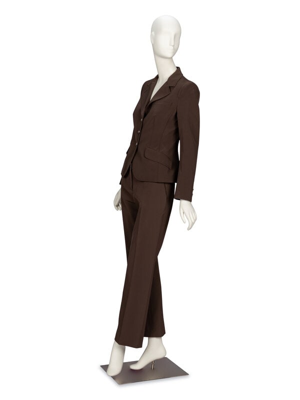 Prada, Khaki Twill Pantsuit - 2