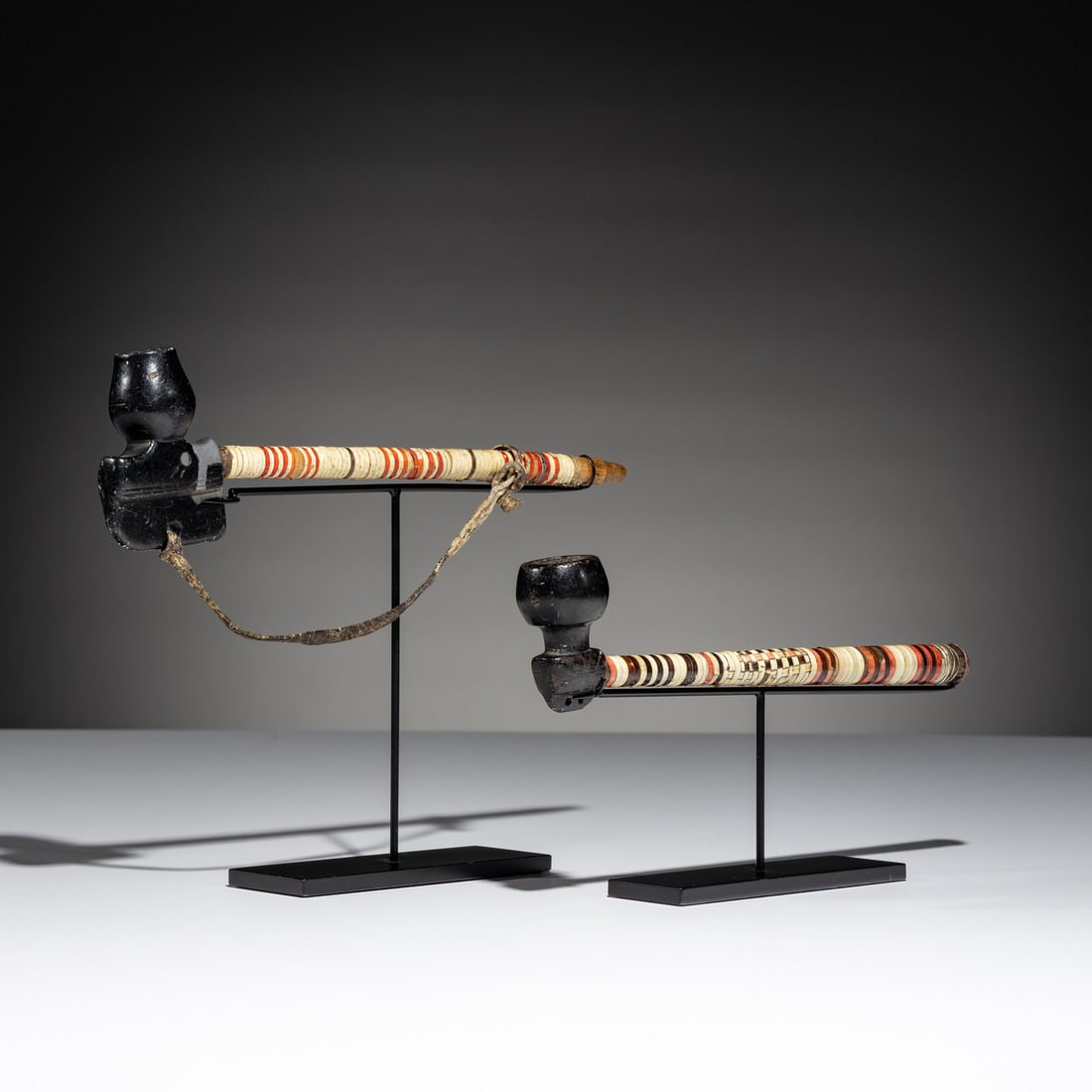 Early Mi'kmaq Quilled Pipes, Exhibited and Published - 2