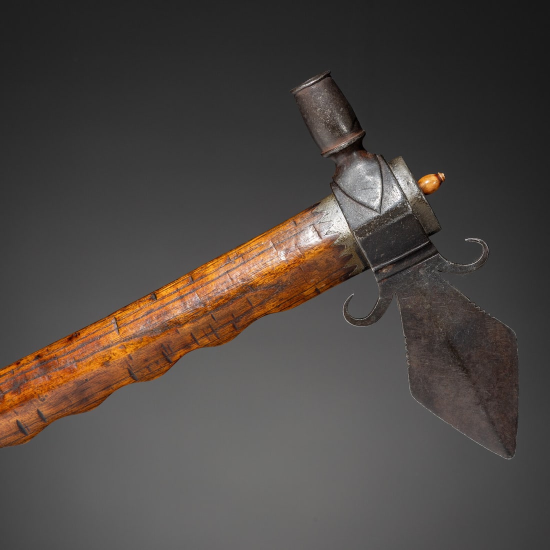 Eastern Great Lakes Spontoon Pipe Tomahawk - 2