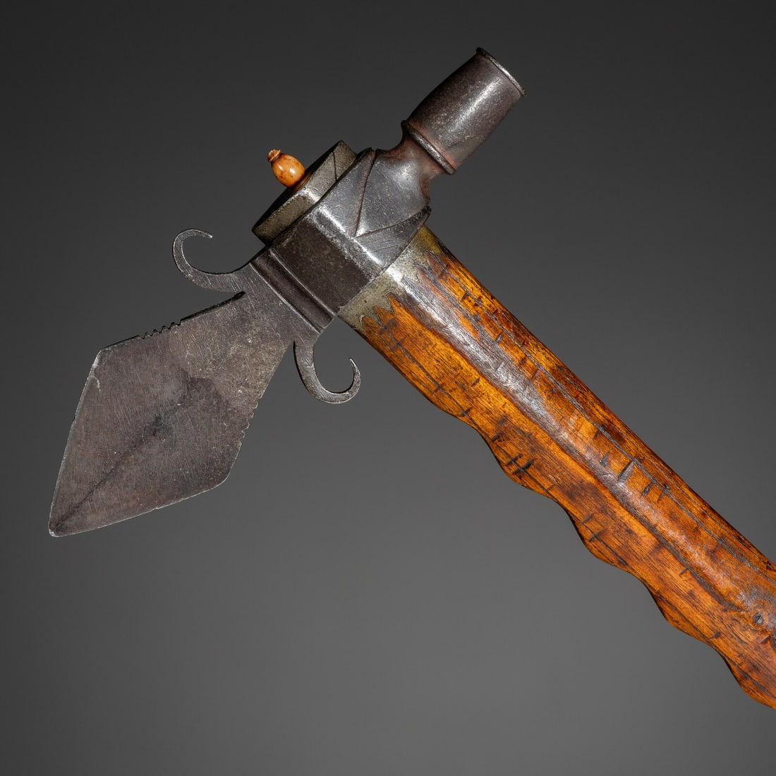 Eastern Great Lakes Spontoon Pipe Tomahawk - 5