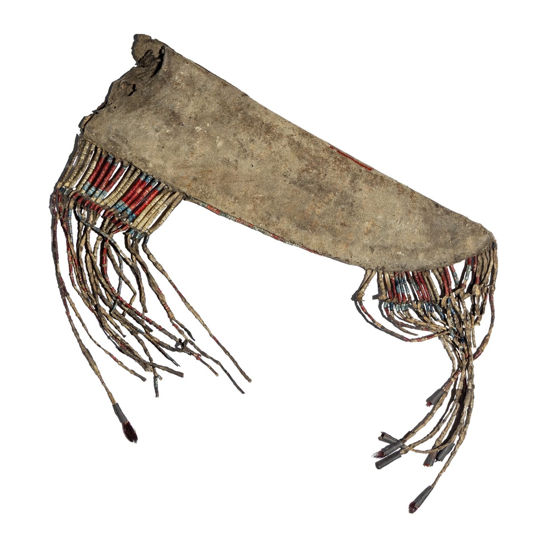 Metis Quilled Buffalo Hide Knife Sheath - 2